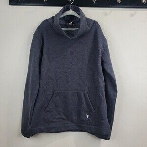 Crewcuts gray mock neck sweater with pouch size medium